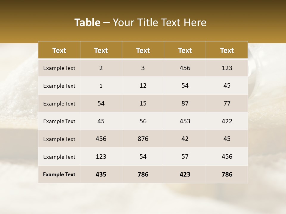 Organic White Cook PowerPoint Template