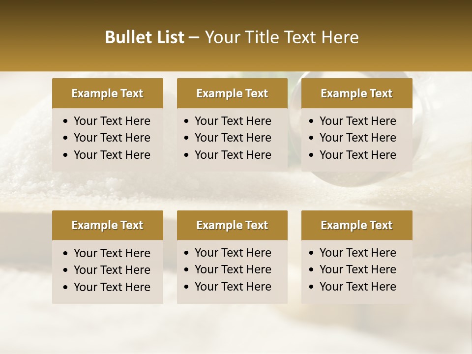 Organic White Cook PowerPoint Template