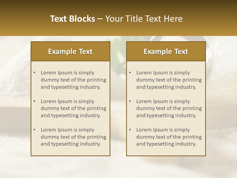 Organic White Cook PowerPoint Template