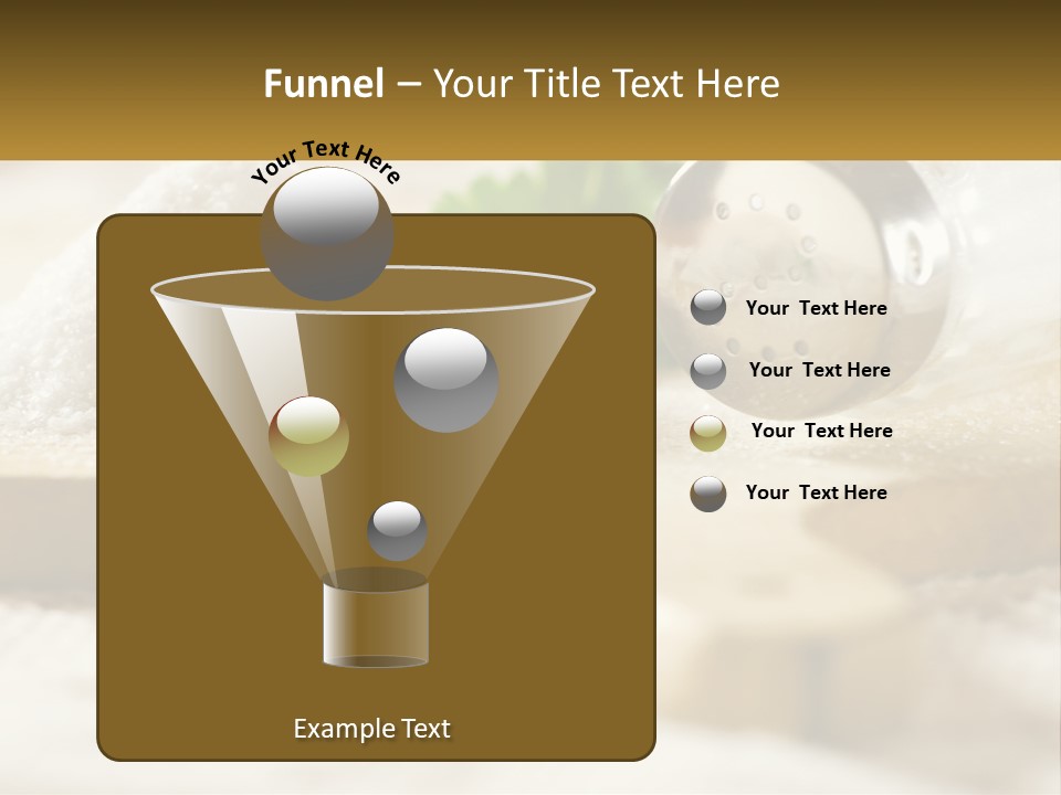Organic White Cook PowerPoint Template