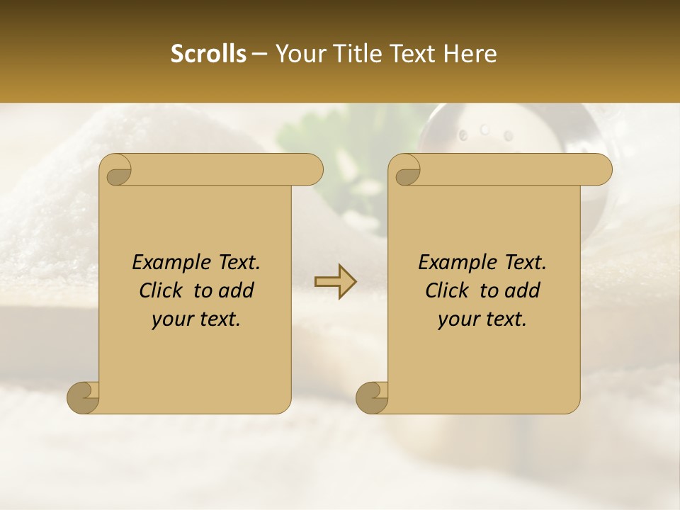 Organic White Cook PowerPoint Template