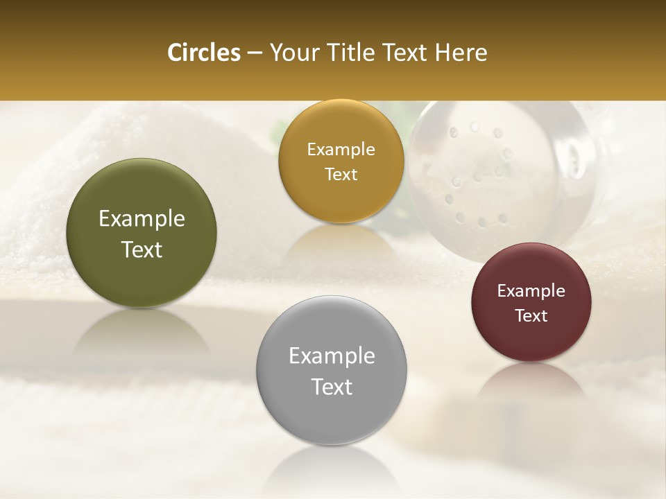 Organic White Cook PowerPoint Template