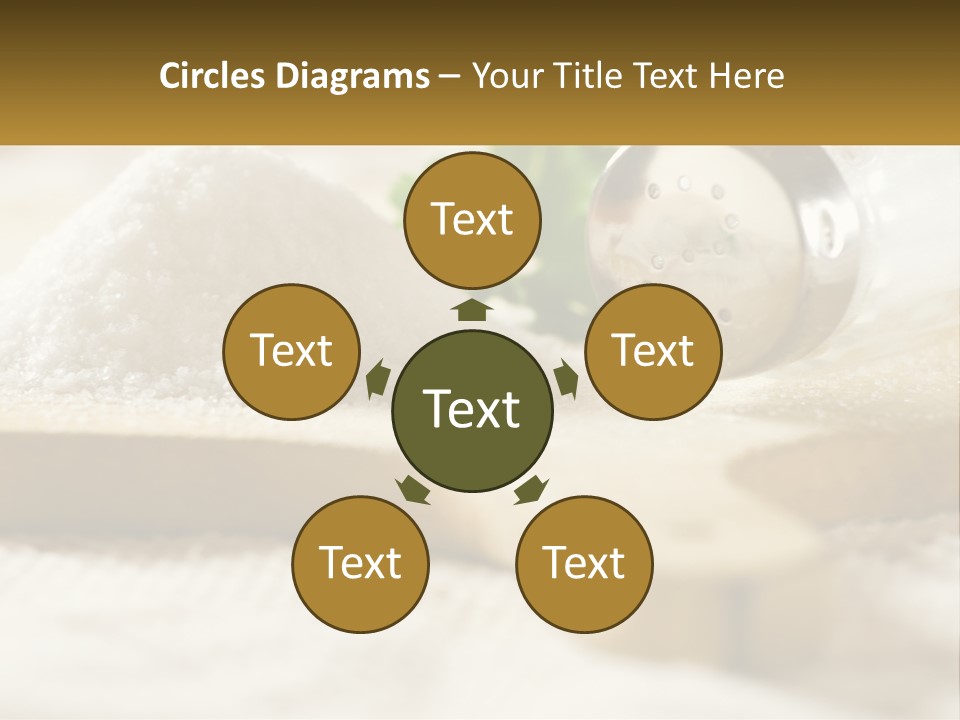 Organic White Cook PowerPoint Template