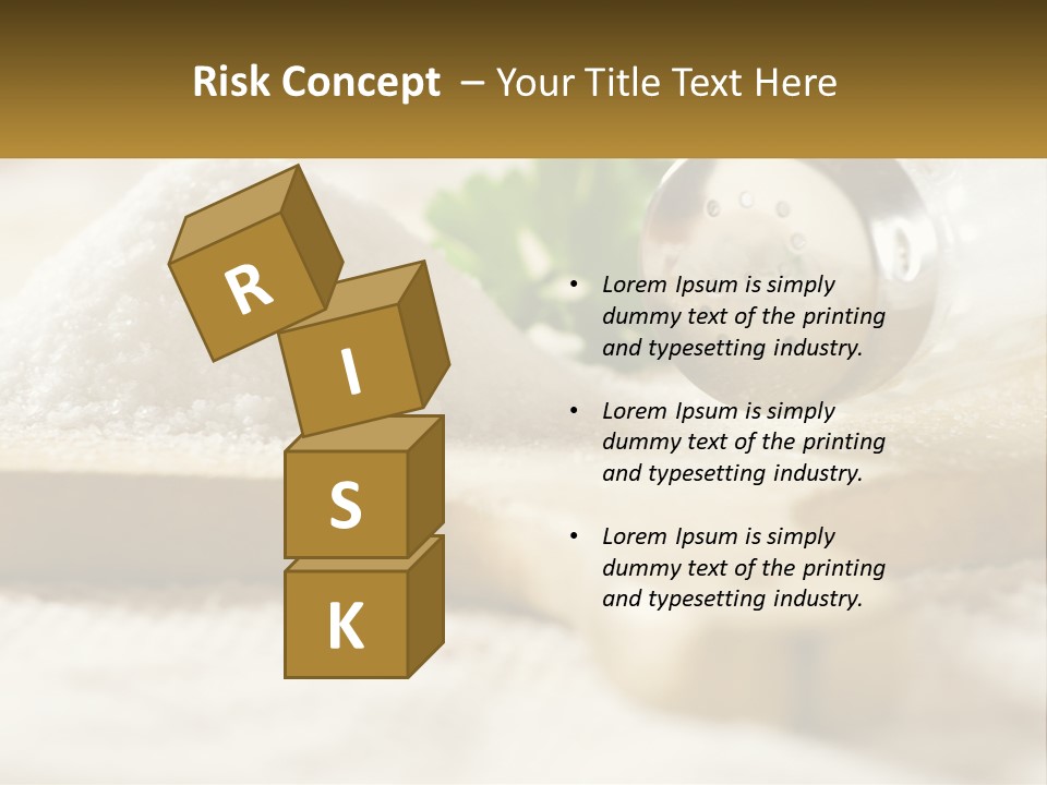 Organic White Cook PowerPoint Template