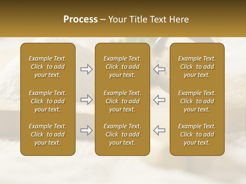 Organic White Cook PowerPoint Template