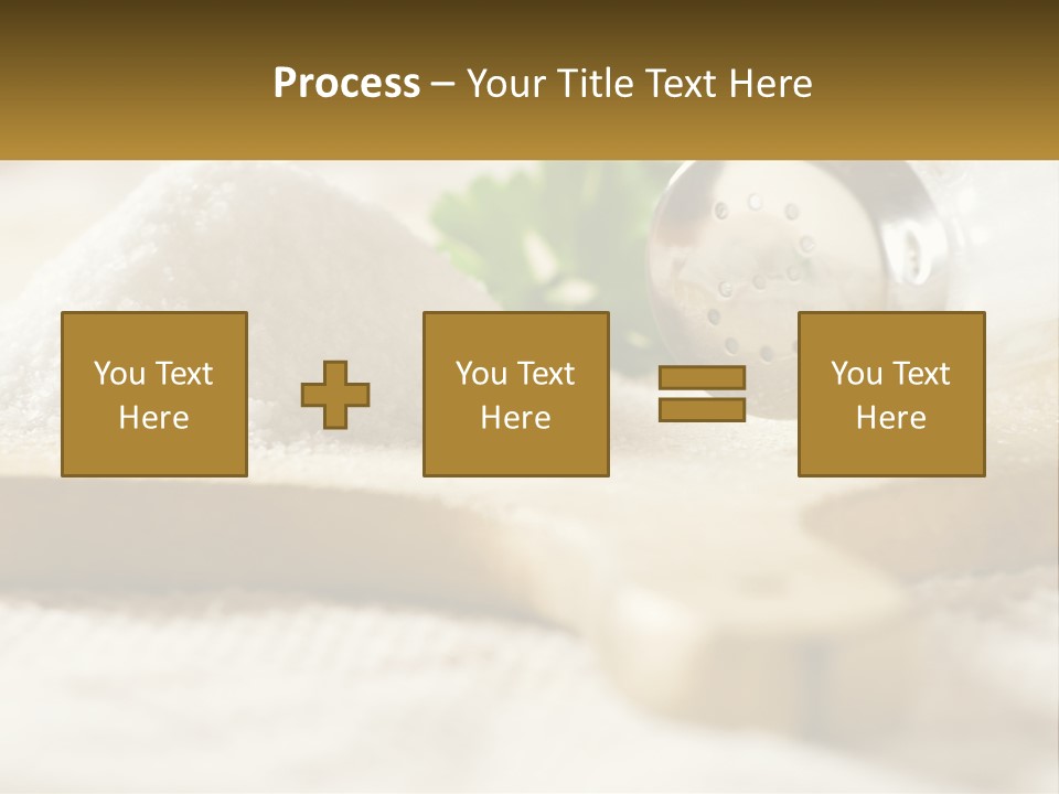 Organic White Cook PowerPoint Template