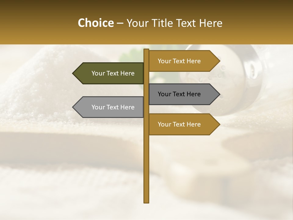 Organic White Cook PowerPoint Template