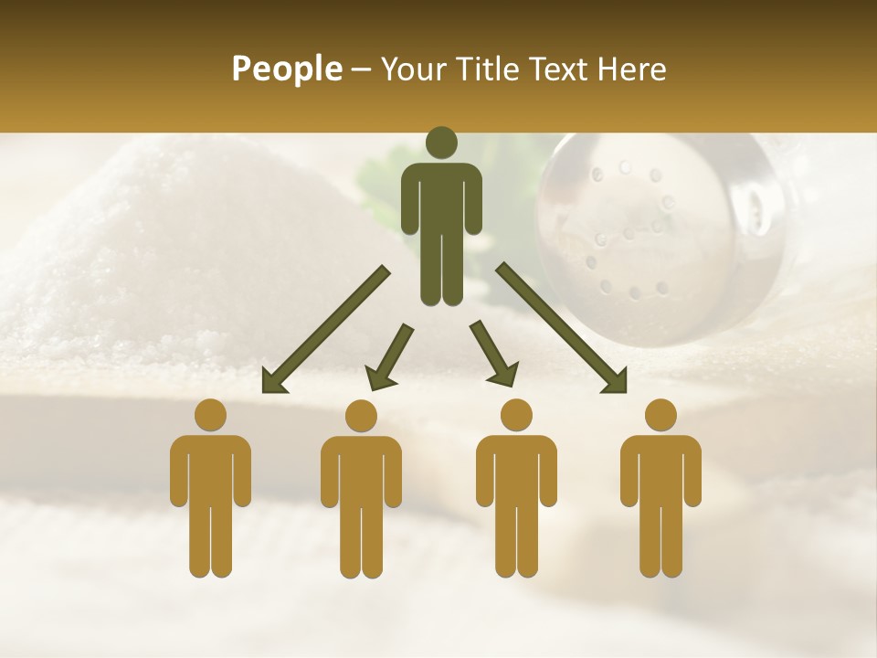 Organic White Cook PowerPoint Template