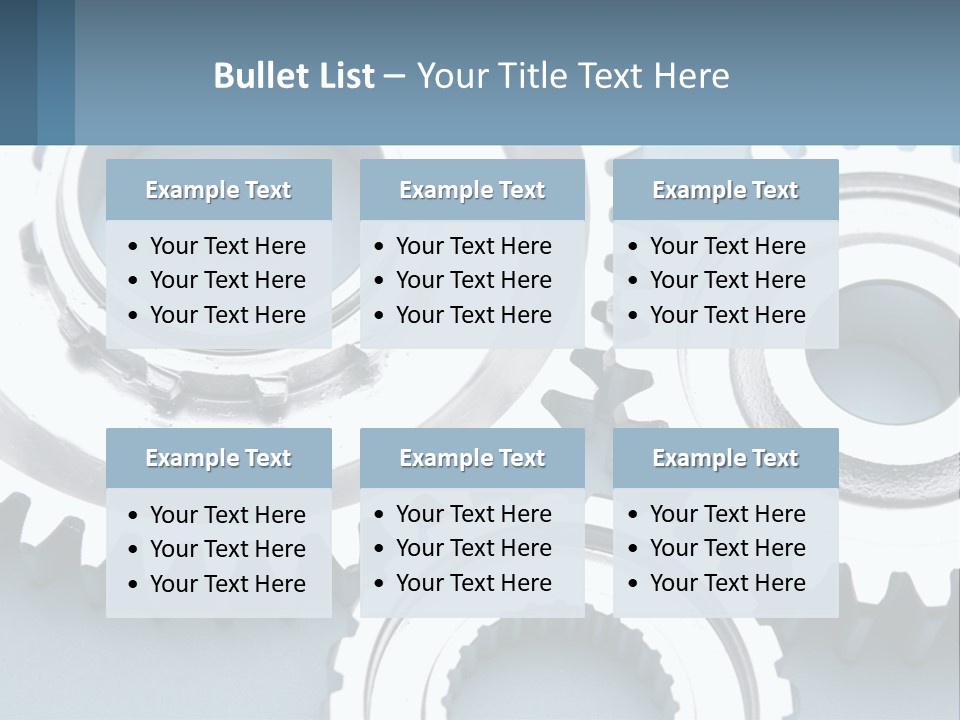 Engineering Idea Metaphor PowerPoint Template