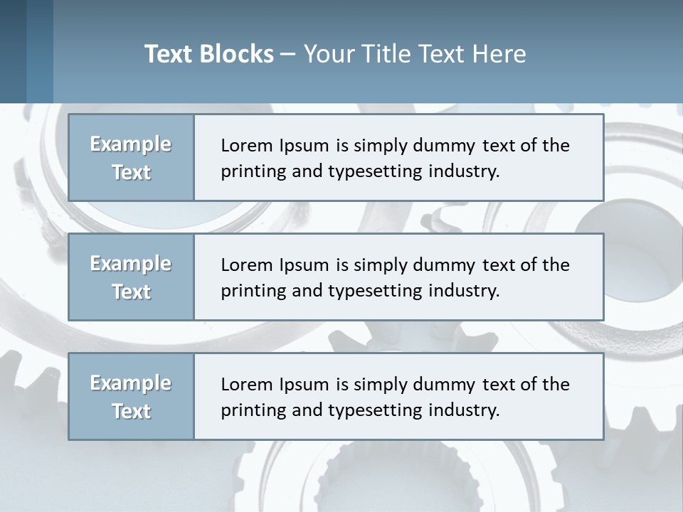 Engineering Idea Metaphor PowerPoint Template