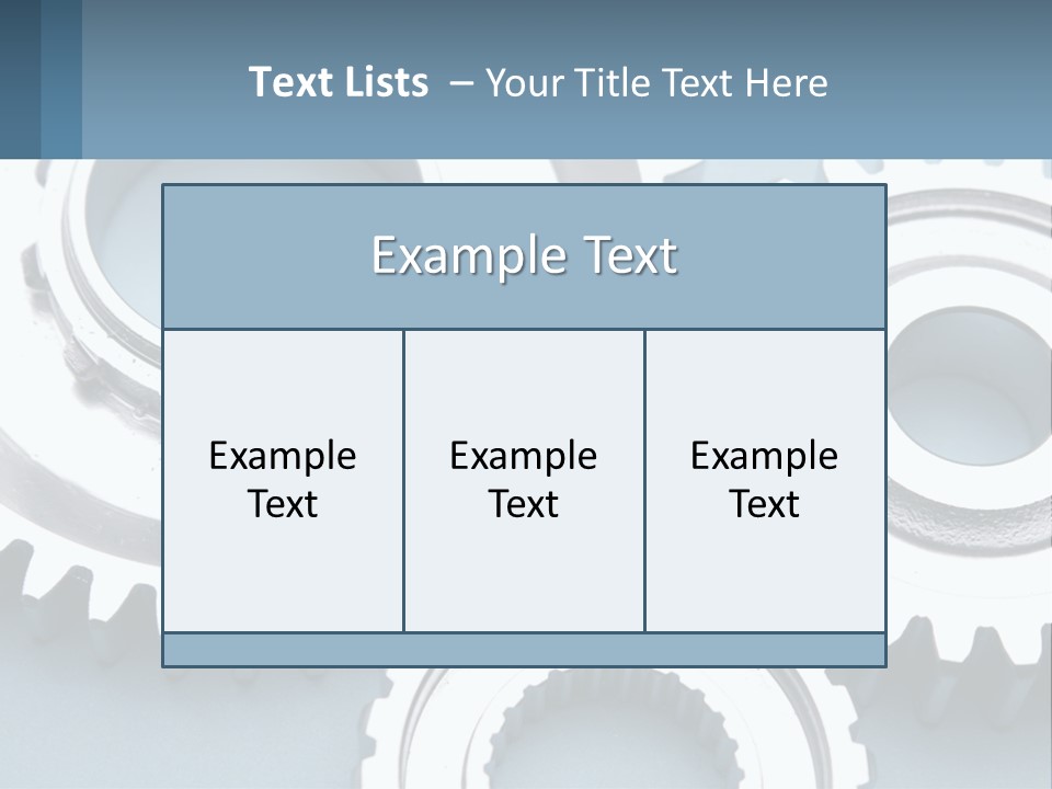 Engineering Idea Metaphor PowerPoint Template