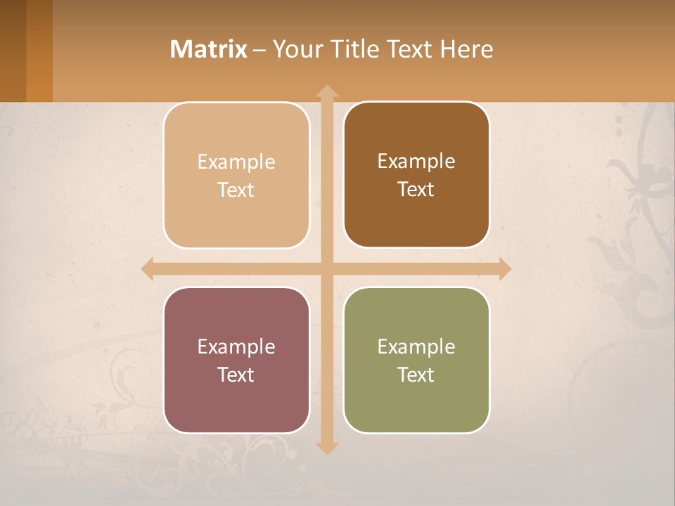 Wall Crease Rusty PowerPoint Template