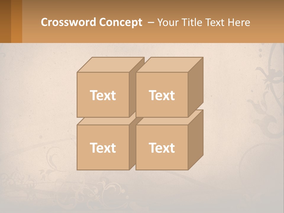Wall Crease Rusty PowerPoint Template