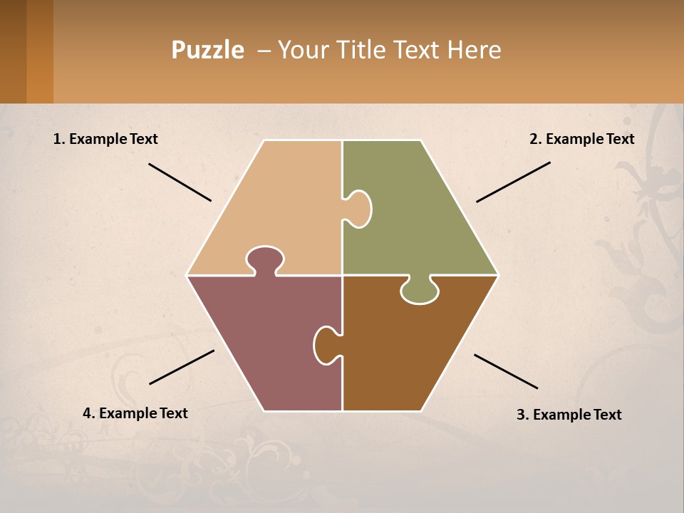 Wall Crease Rusty PowerPoint Template