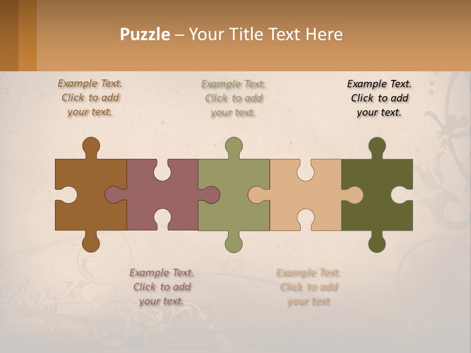 Wall Crease Rusty PowerPoint Template