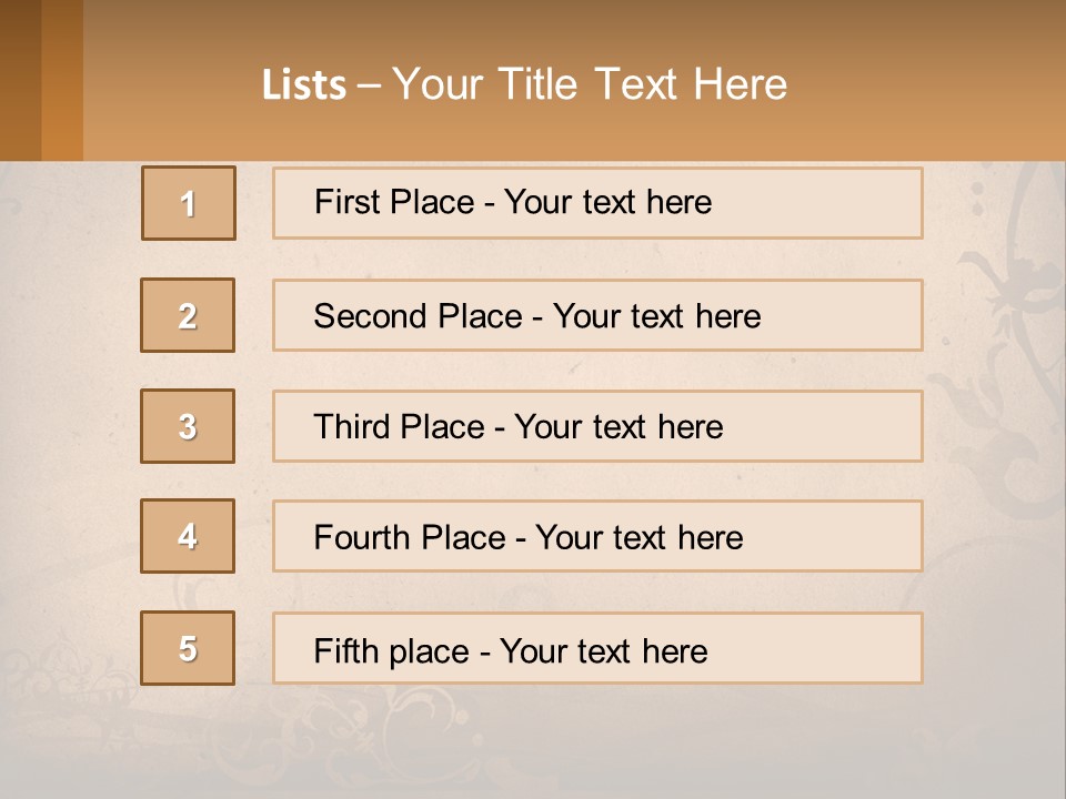 Wall Crease Rusty PowerPoint Template