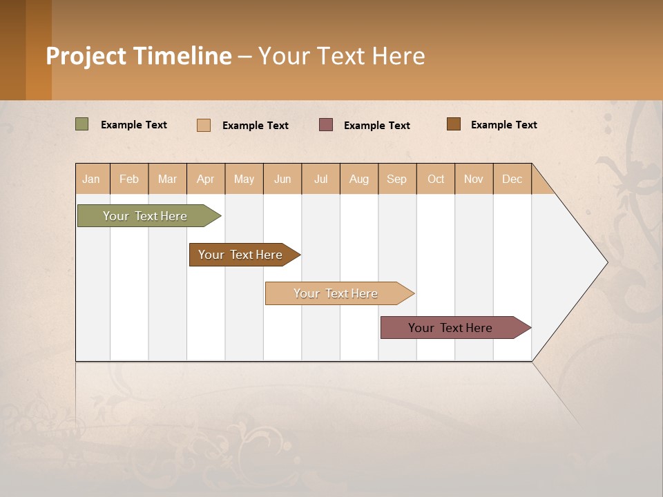 Wall Crease Rusty PowerPoint Template