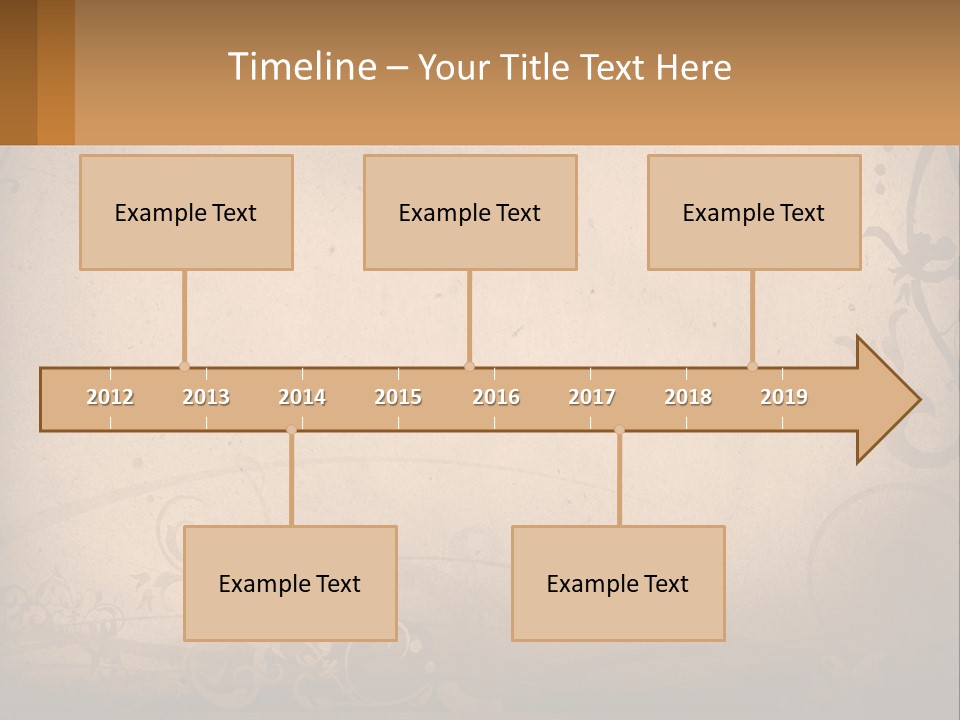 Wall Crease Rusty PowerPoint Template