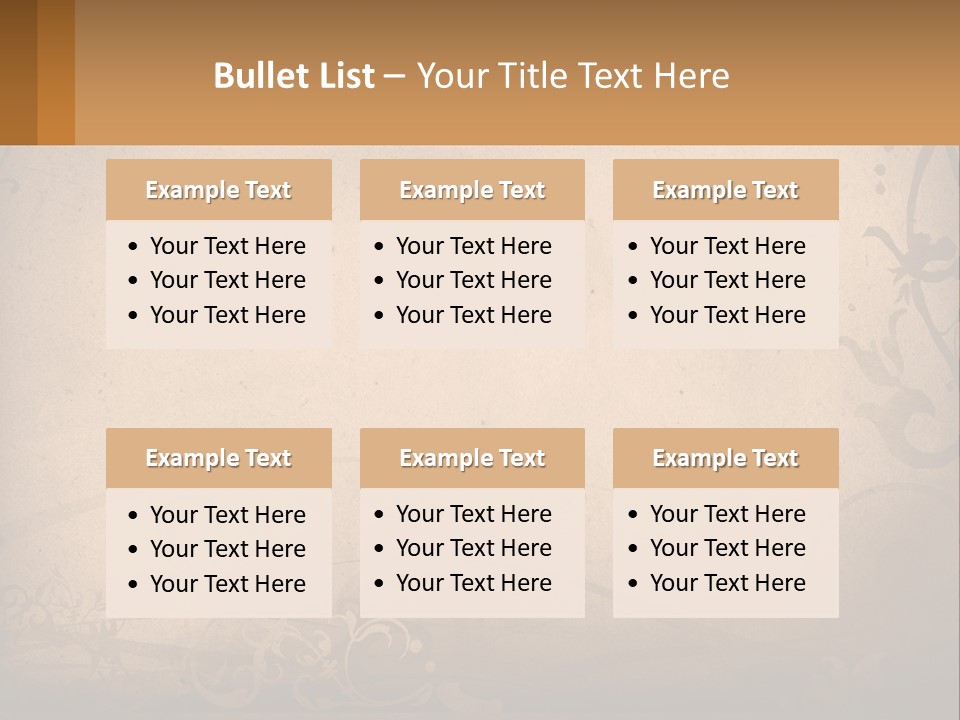 Wall Crease Rusty PowerPoint Template