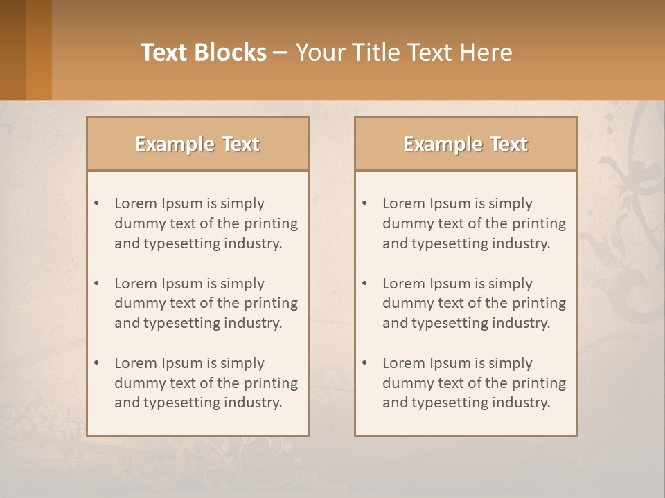 Wall Crease Rusty PowerPoint Template