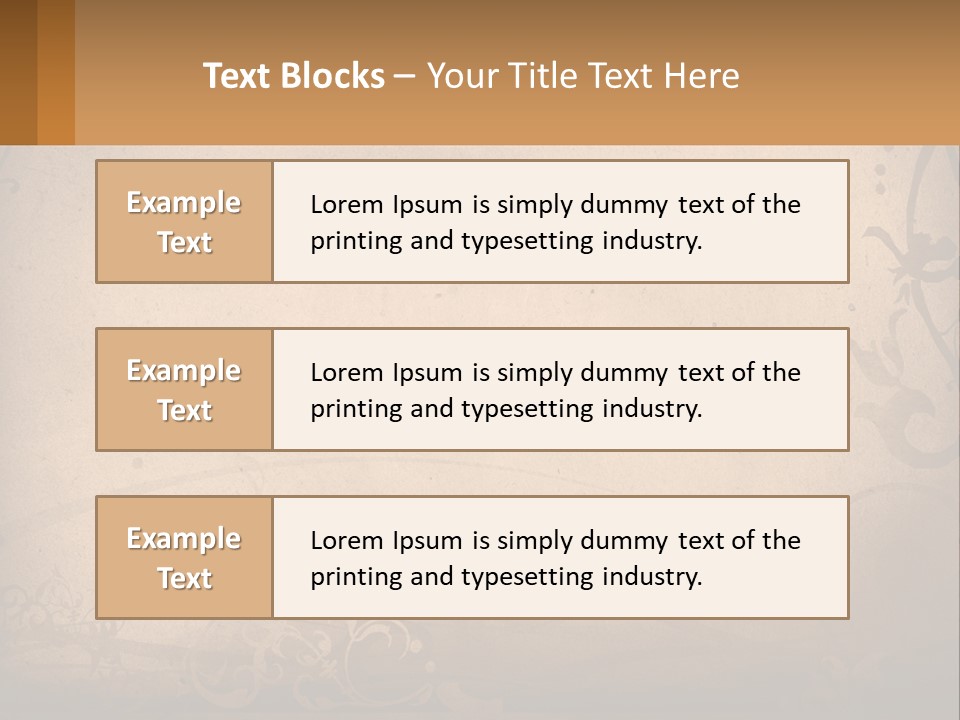 Wall Crease Rusty PowerPoint Template