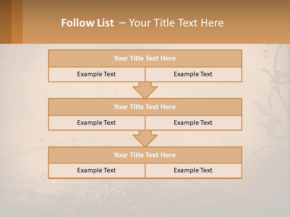 Wall Crease Rusty PowerPoint Template