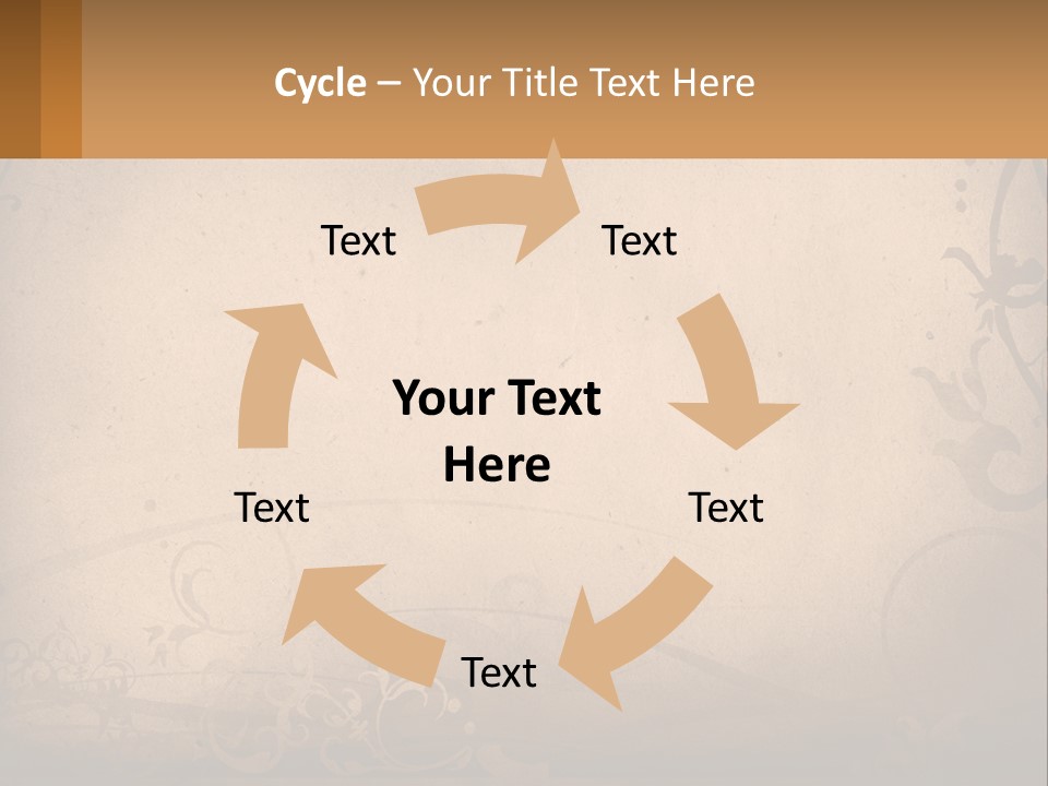 Wall Crease Rusty PowerPoint Template