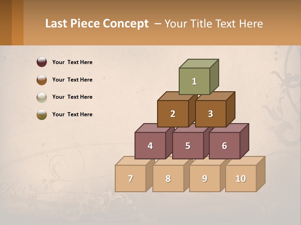 Wall Crease Rusty PowerPoint Template