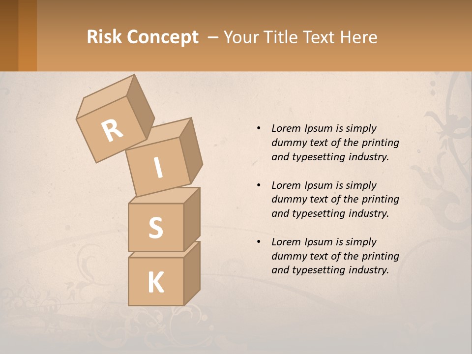 Wall Crease Rusty PowerPoint Template