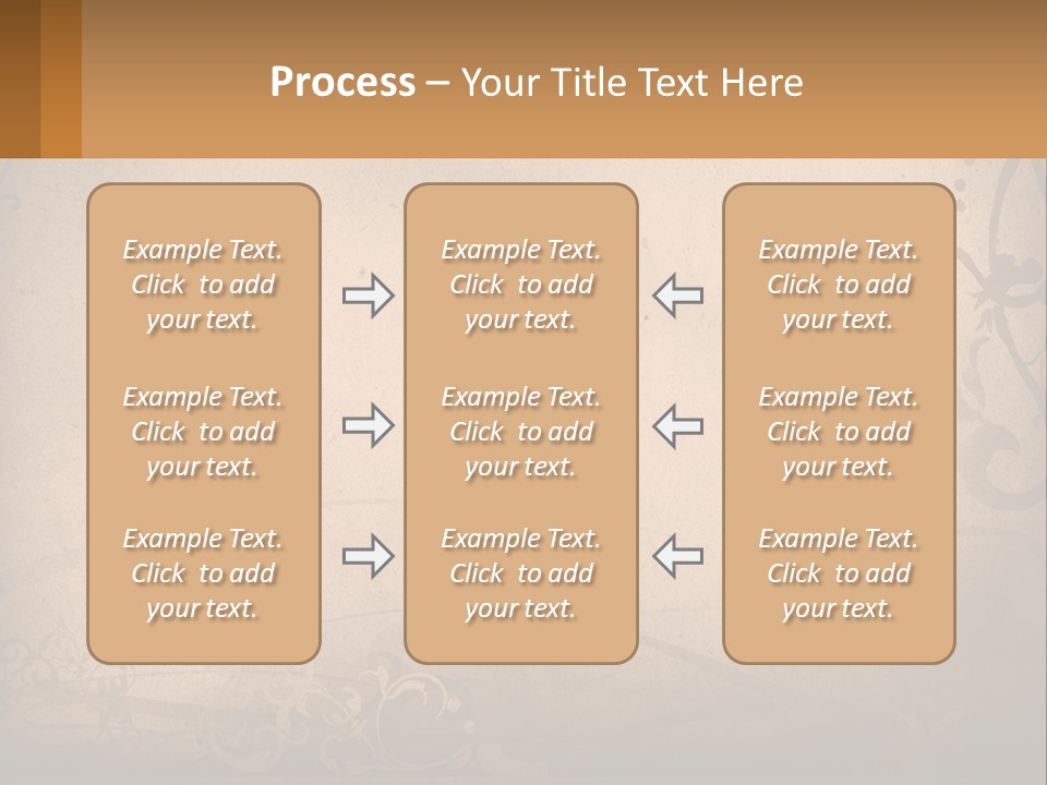 Wall Crease Rusty PowerPoint Template