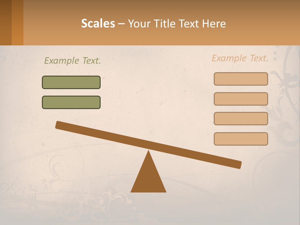 Wall Crease Rusty PowerPoint Template