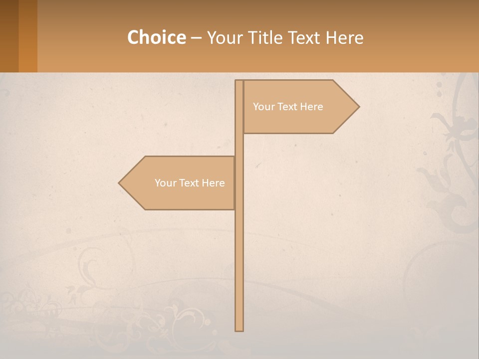 Wall Crease Rusty PowerPoint Template