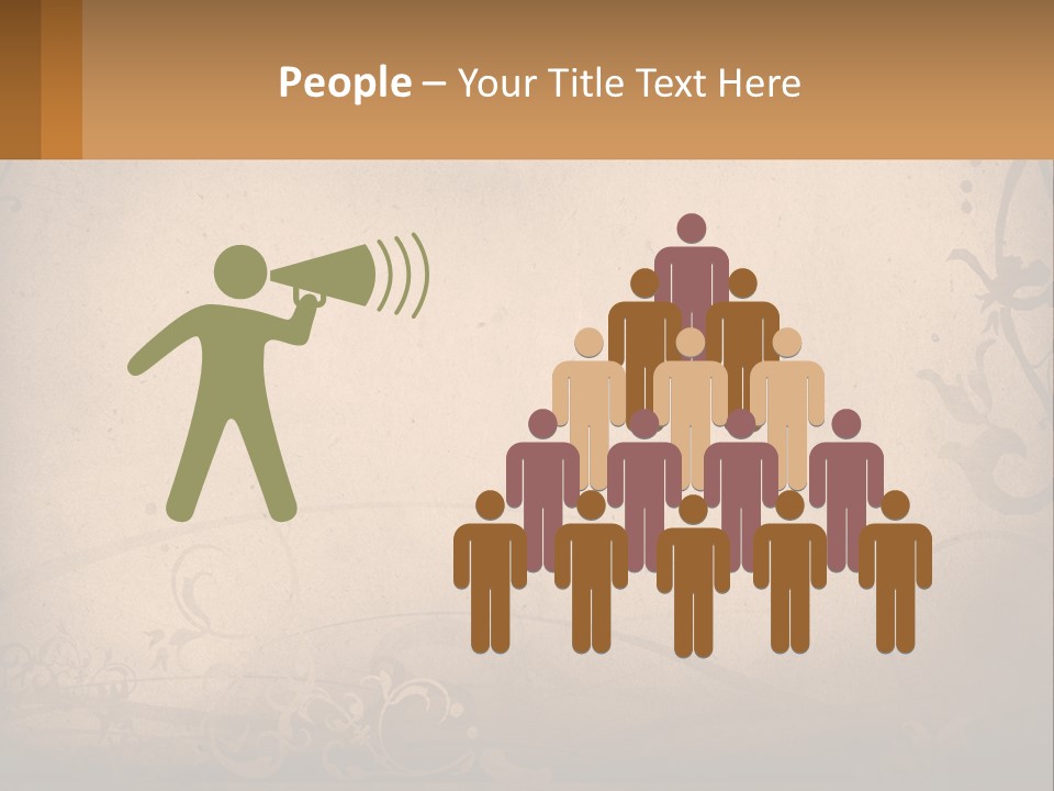 Wall Crease Rusty PowerPoint Template