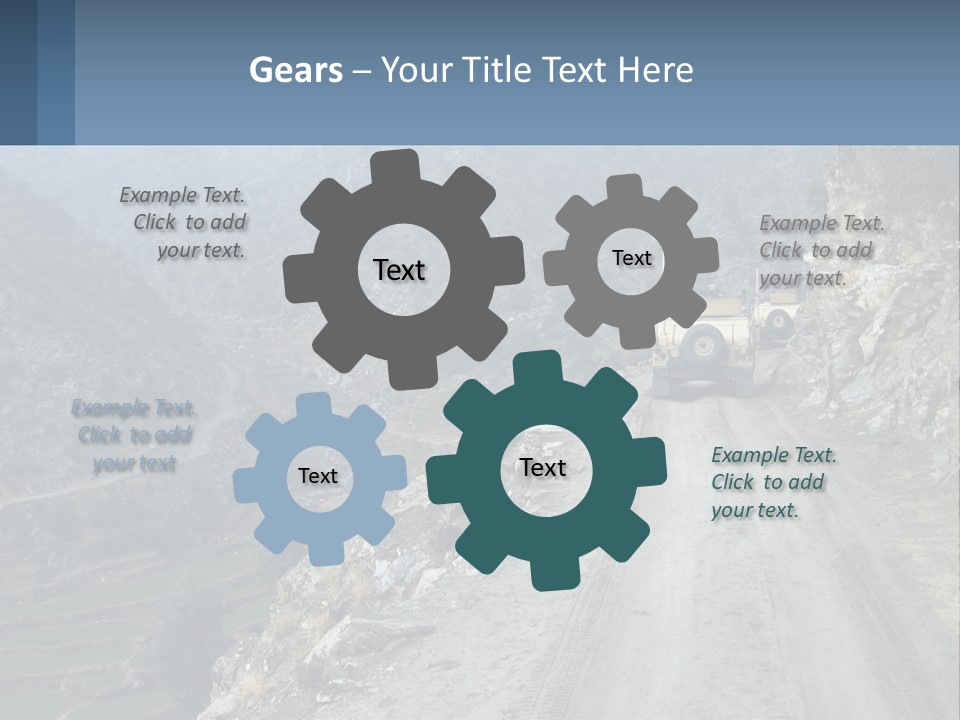 Bullet Forces Farm PowerPoint Template
