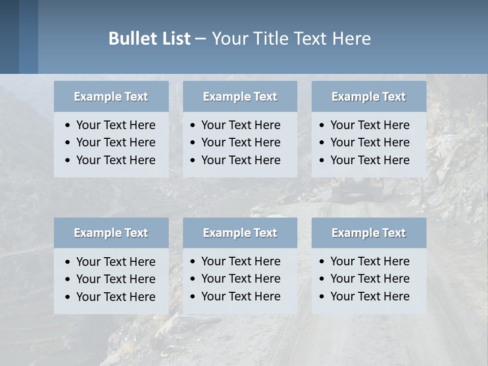 Bullet Forces Farm PowerPoint Template