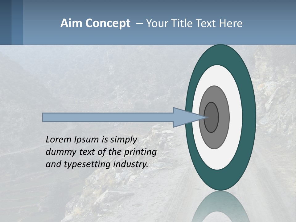 Bullet Forces Farm PowerPoint Template