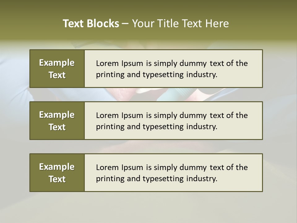 Canal Clean Change PowerPoint Template