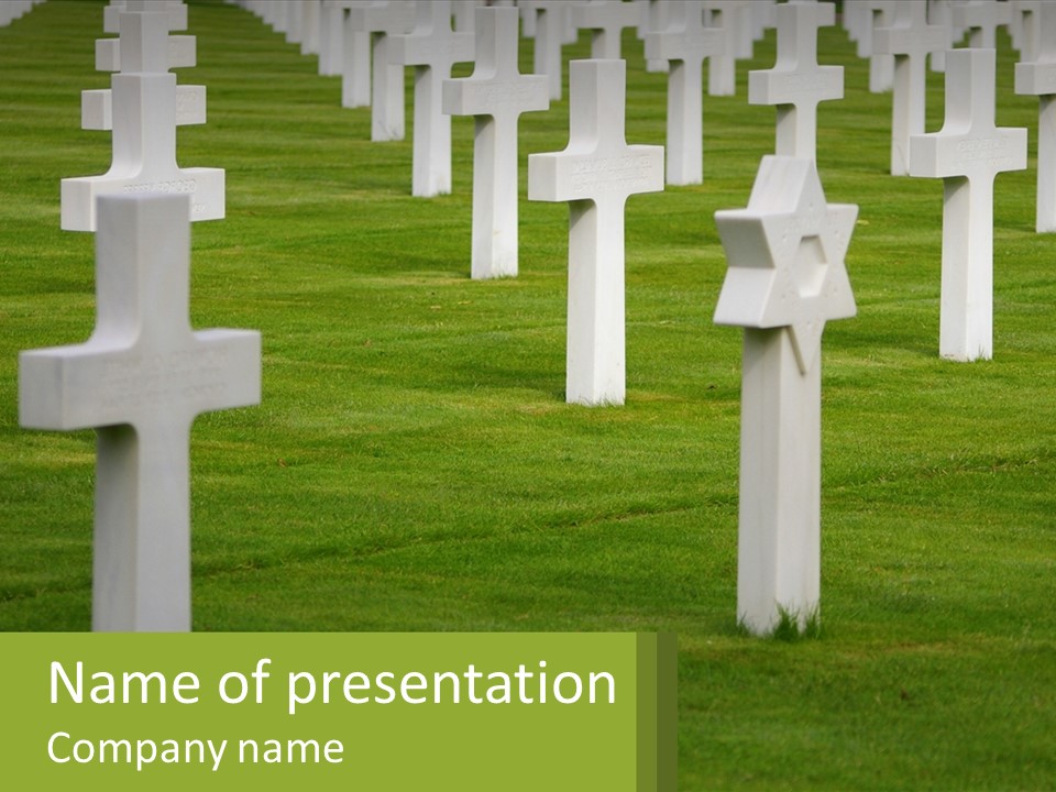 Green Death Army PowerPoint Template