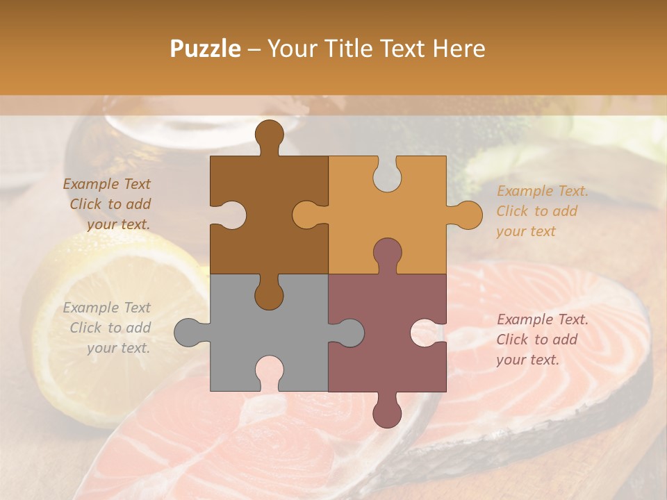 Lemon Green Fish PowerPoint Template