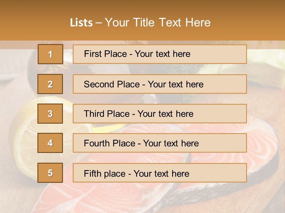 Lemon Green Fish PowerPoint Template