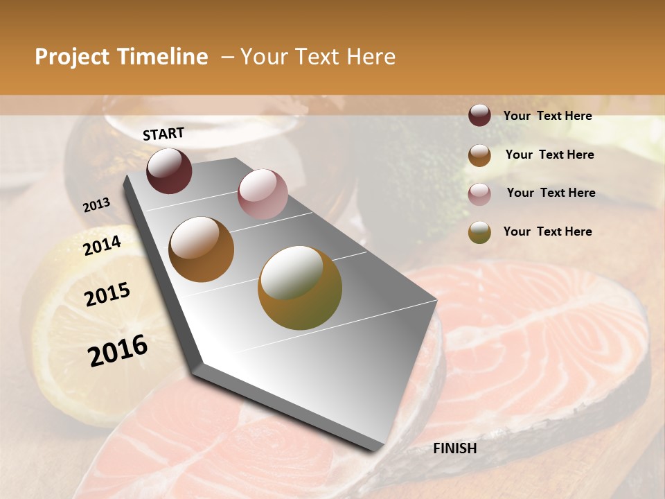 Lemon Green Fish PowerPoint Template