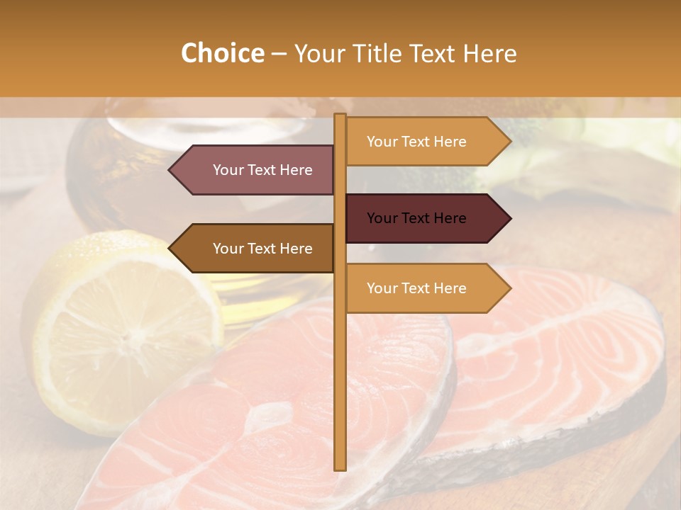 Lemon Green Fish PowerPoint Template