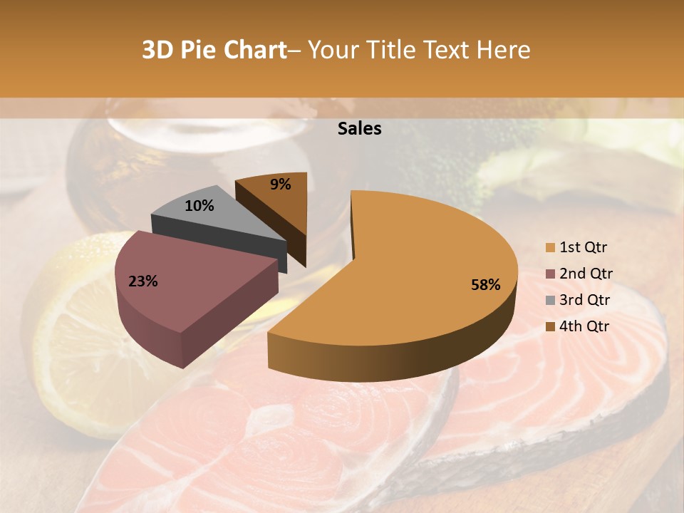 Lemon Green Fish PowerPoint Template