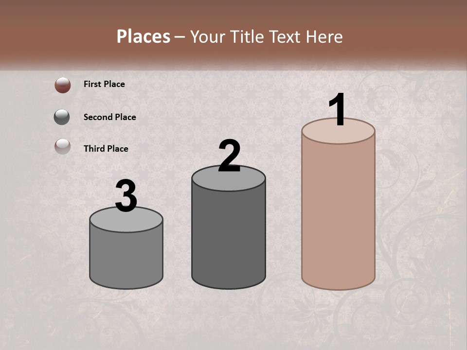 Tiled Aged Decor PowerPoint Template