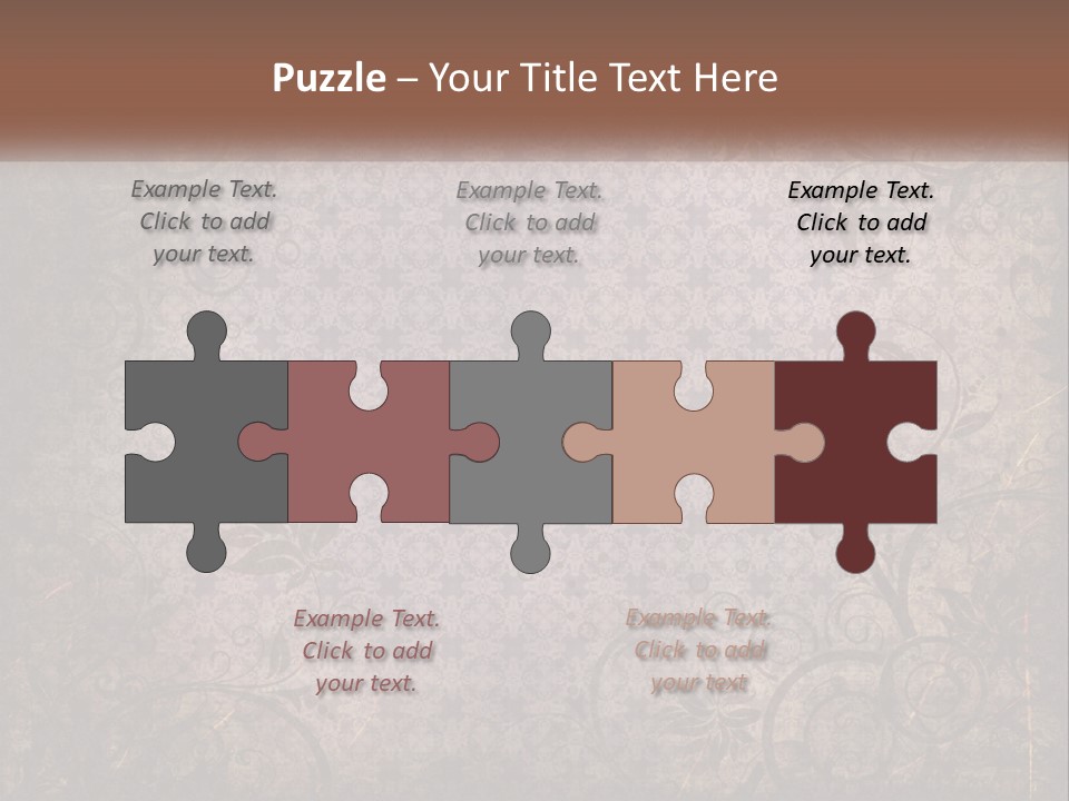 Tiled Aged Decor PowerPoint Template