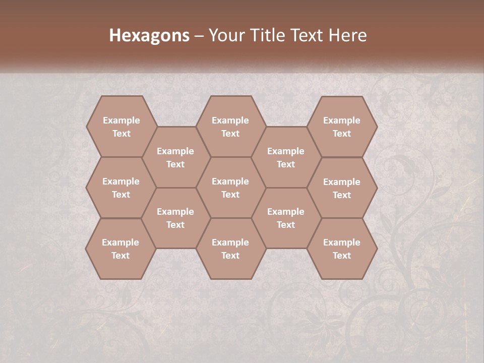 Tiled Aged Decor PowerPoint Template