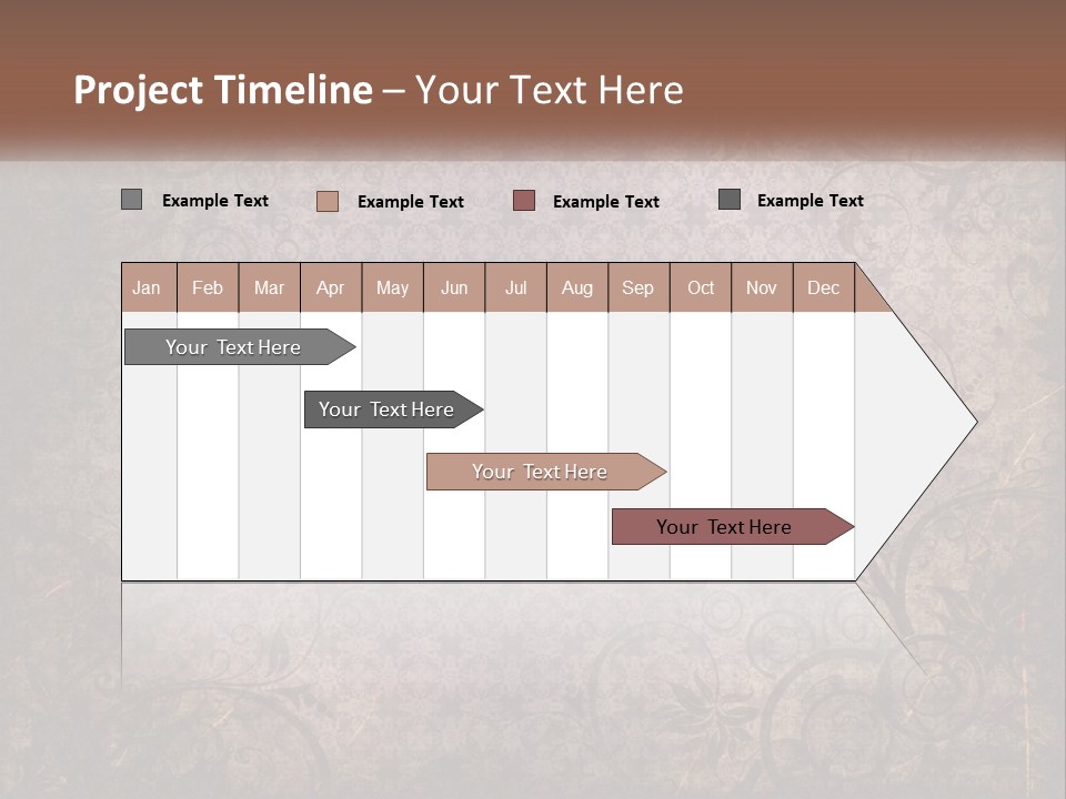 Tiled Aged Decor PowerPoint Template