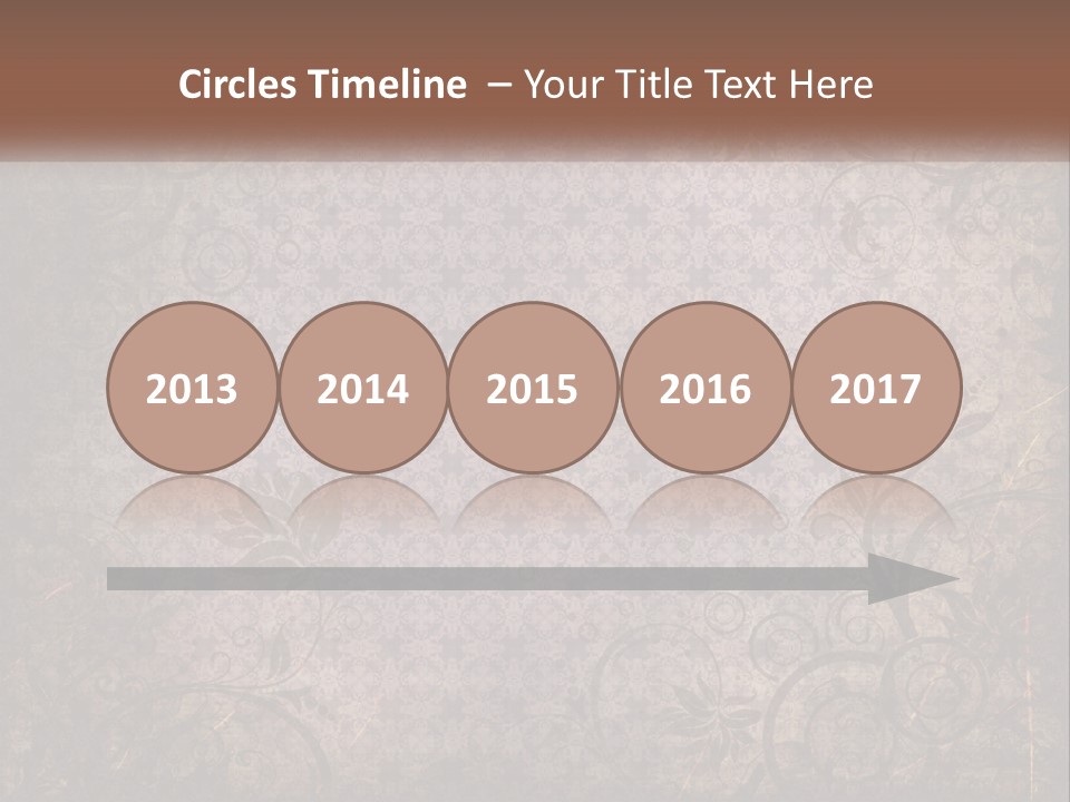 Tiled Aged Decor PowerPoint Template