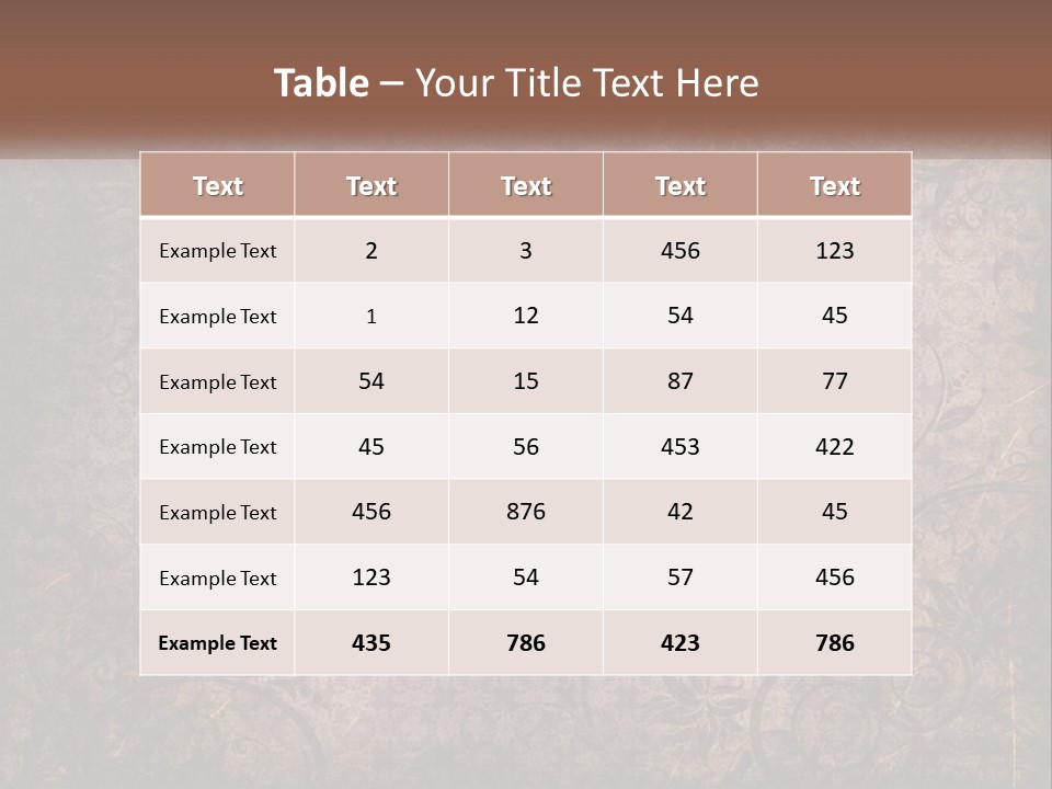 Tiled Aged Decor PowerPoint Template