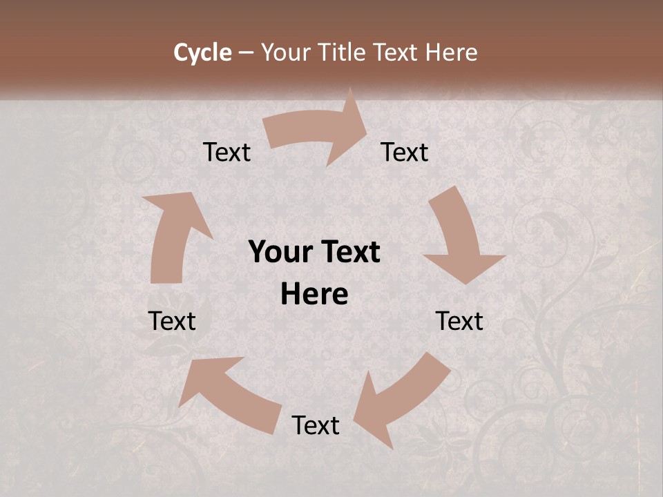 Tiled Aged Decor PowerPoint Template